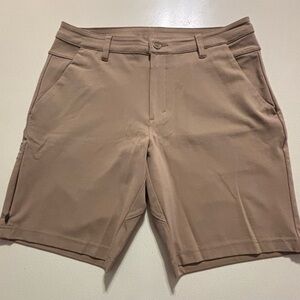 BYLT Men's Tan Everyday Shorts 2.0. 34”